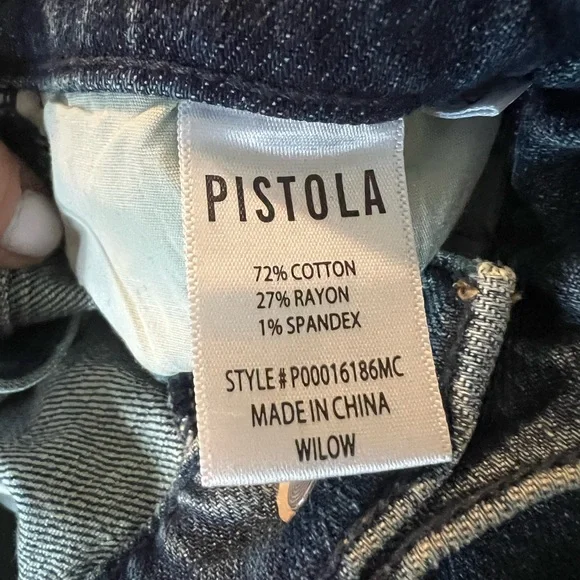 Pistola The Colleen split hem Jean 26 $170 - Picture 10 of 15